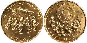 25000 Won South Korea Gold 