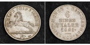 1/6 Thaler Hanover Silver 