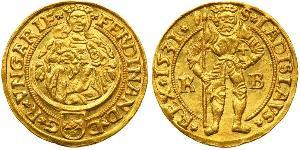 1 Gulden Habsburg Empire (1526-1804) Or Ferdinand Ier du Saint-Empire (1503-1564)