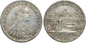 1 Талер Священная Римская империя (962-1806) Серебро Франц I Стефан(1708-1765)