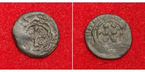  
 
   1396, Crusader States, Mytilene, Francesco II Gattilusio. AE Denaro Coin. Rare!   Mint Period: 1396-1400  Denomination: AE Denaro  Reference: Lunardi G9; Schl XVI, 1.  Condition: Crudely s ...