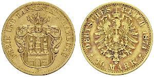 10 Mark Hamburg Gold 