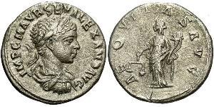 1 Denarius 羅馬帝國 銀 亚历山大·塞维鲁 (208-235)
