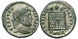 1 Follis /  AE3 Imperio romano (27BC-395) Bronce Constantino I (272 - 337)