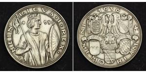  
 1936, Germany. Matted Silver 