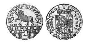 1 Ducat Anhalt-Bernburg (1603 - 1863) Oro Vittorio Federico di Anhalt-Bernburg(1700 – 1765)