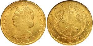 8 Escudo Republic of New Granada (1831–1858) 金 