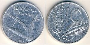 10 Lira Italien (1946 - ) Aluminium 