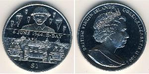 1 Dollar Jungferninseln Kupfer/Nickel 