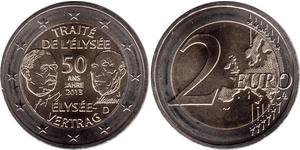 2 Euro Federal Republic of Germany (1990 - ) Nickel 