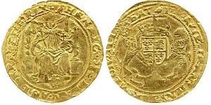 1/2 Соверен Королівство Англія (927-1649,1660-1707) Золото Генріх VIII (1491 - 1547)