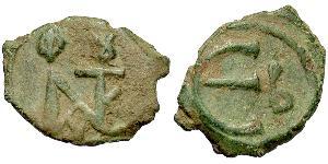  Pentanummium Impero bizantino (330-1453) Bronzo Giustino II (520-578)