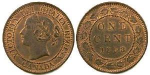 1 Cent Canada Tin/Copper/Zinc Victoria (1819 - 1901)