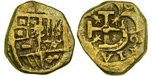 2 Escudo New Kingdom of Granada (1549 - 1739) Gold Philip IV of Spain (1605 -1665)