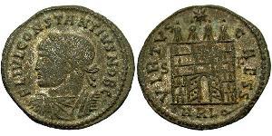 1 Follis /  AE3 Western Roman Empire (285-476) Bronze Constantius II (317 - 361)