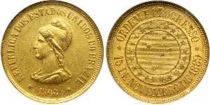 20000 Reis República Velha (1889 - 1930) Oro 