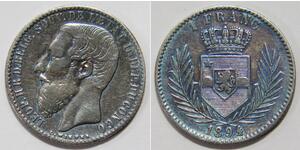 1 Franc Congo Belga (1908 - 1960)  