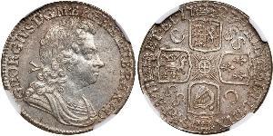1 Shilling Regno Unito di Gran Bretagna (1707-1801) Argento Giorgio I (1660-1727)