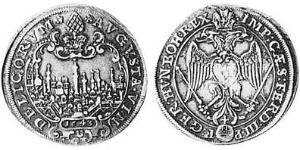 1/3 Thaler Augsburg (1276 - 1803) Silber Ferdinand II. (HRR)(1578 -1637)