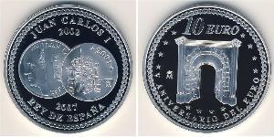 10 Euro 西班牙 銀 