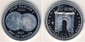 10 Euro Kingdom of Spain (1976 - ) Silver 