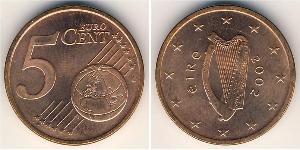 5 Eurocent Irlanda (1922 - ) Rame/Acciaio 