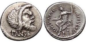 1 Denario Repubblica romana (509BC-27BC) Argento 
