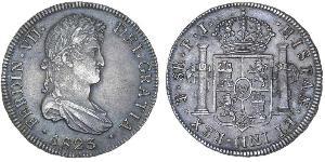 8 Real Bolivia / Virreinato del Río de la Plata (1776 - 1814) Plata Fernando VII de España (1784-1833)