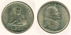 200 Lira Vatican (1926-)  John Paul II (1920 - 2005)