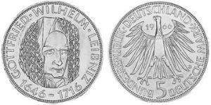 5 Mark West Germany (1949-1990) Silver 