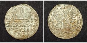  
  1612, Transylvania, Gabriel Báthory. Silver Groschen Coin. Nagybanya mint!     Mint Year: 1612 Condition: A nice VF! Mint Place: Nagybanya (N-B)    Reference: KM-72 ($95 in VF!)  Diameter: 21 ...