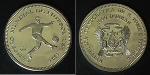 SAINT THOMAS & PRINCE ISLAND 1000 Dobras 1994 Proof - Copper/Nickel - 4194