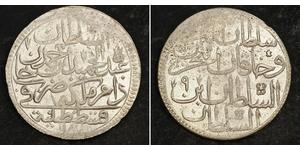  
 
   1783, Ottoman Empire, Abdul Hamid I. Large Silver 2 Zolota Coin. aXF!  Condition: About XF!  References: KM-402.  Denominations: 2 Zolota  Mint Year: 1783 AD (AH 1187+9)  Mint Place: Islam ...