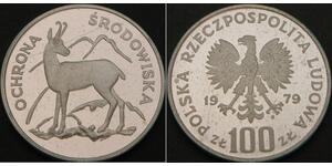 100 Zloty Polen Silber 