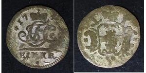 TRIER (German City) 1 Kreuzer 174? W - Billon - Franz Georg - 942