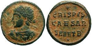  AE3 / 1 Фолліс Римська імперія (27BC-395) Бронза Крисп (305 - 326)