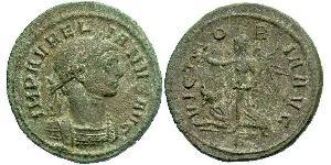 1 Денарий Римская империя (27BC-395) Бронза Аврелиан (215-275)