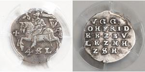 4 Shilling Freie Hansestadt Bremen Silber 