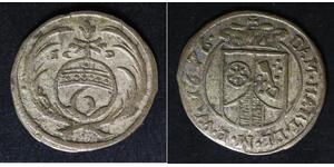 MAINZ (German State) 6 Pfennig 1676 ICD - Silver - 939