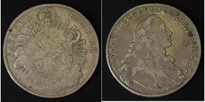 BAVARIA (German State) 1 Thaler 1756 - Silver - Maximilian III, Josef - 3903