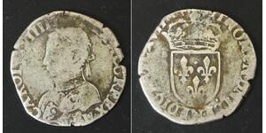 FRANCE 1/2 Teston 15?? - Silver 0.899 - Charles IX. (1560-1574) - 2358