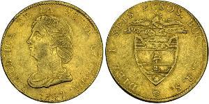 16 Peso Repubblica della Nuova Granada (1831–1858) Oro 