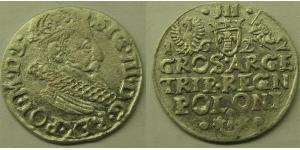 3 Grosh Polish-Lithuanian Commonwealth (1569-1795) 銀 