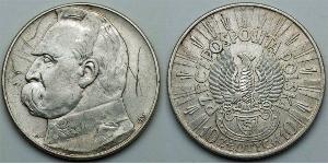 10 Zloty Deuxième République de Pologne (1918 - 1939)  