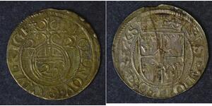 LIVONIA (Riga) 1/24 Thaler 1622 - Silver - Gustav Adolf II. - 100
