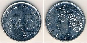 5 Centavo Brasile Acciaio 