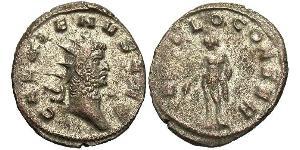1 Антониниан Римская империя (27BC-395) Серебро/Медь Галлиен (218-268)
