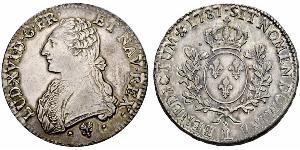 1 Ecu Kingdom of France (843-1791) Argent Louis XVI de France (1754 - 1793)