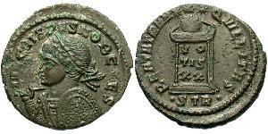  AE3 / 1 Фоллис Римская империя (27BC-395) Бронза Крисп (305 - 326)