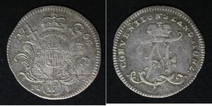 WURZBURG 5 Kreuzer 1764 MP - Silver - Adam Friedrich - 994